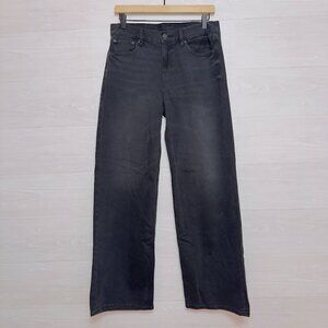 American Eagle Women's Black Wash Low Rise Skater Jean size 2